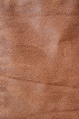 Brown old background of nature leather texture.