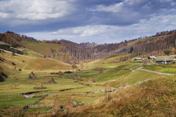 Fototapeta na wymiar Fundatura Ponorului in the Carpathians, Romania, Europe