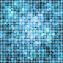 abstract vector square pixel mosaic background