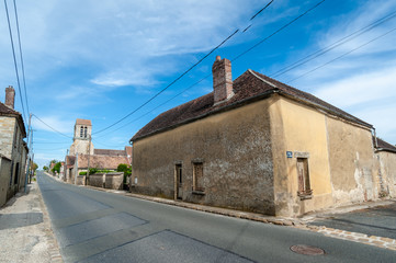 Fototapeta na wymiar Eglise de Lizines, Seine et Marne