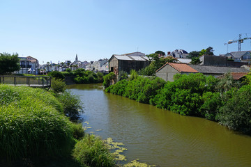 Obraz premium Canal de Haute perche à Pornic