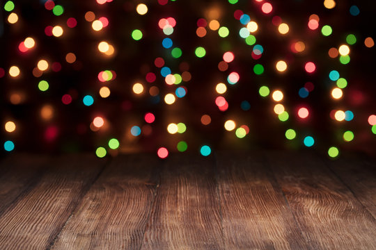 christmas background with lights