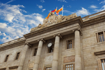 The city hall in Barcelona