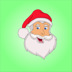 santa claus with shopping bag of gifts
