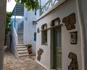 Scene from the Aegean island of Tinos, Greece