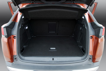 Empty trunk of the suv
