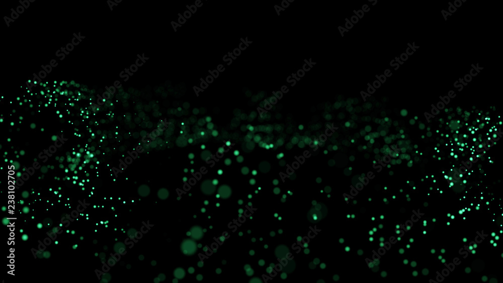 Poster big data visualization 3d. digital background. data threads plot. big data. abstract 3d big data vis
