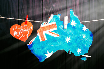 Australia Day holiday on January 26 with a Happy Australia Day