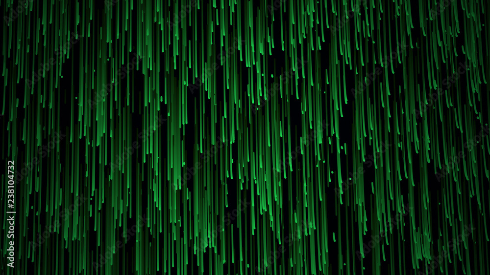 Wall mural abstract speed background. centric motion of star trails. 3d rendering. starburst dynamic lines or r