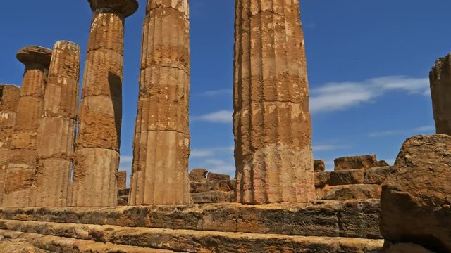 Agrigento,Valley of the Temples, Syracuse, Sicily, Italy. The Temple of Juno is dated 450 BC