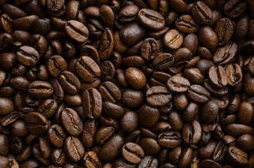 Obraz premium Coffee Beans Background Texture