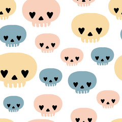 Vector witch magic seamless pattern 