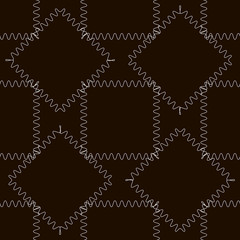 Vector seamless pattern. Modern stylish texture. Repeating geometric pattern tiles with staggered squares.