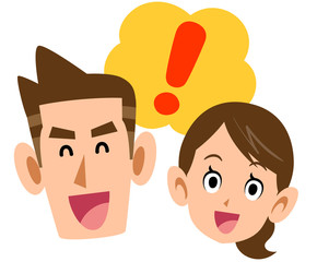 理解する夫婦　カップル
