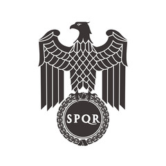 Logo of the Roman eagle.