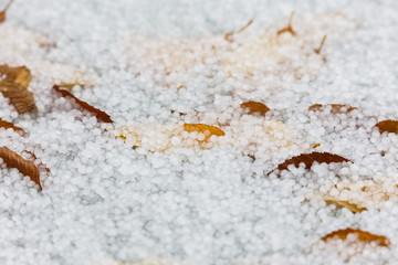 Hail ice balls