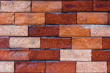 Red brick wall background