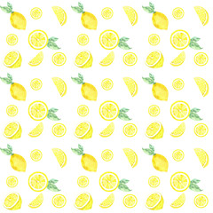 seamless pattern with fruits