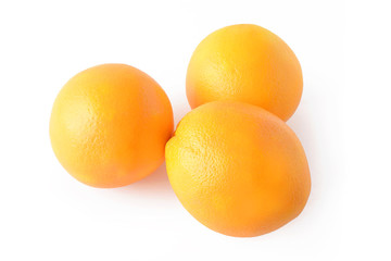 Stack of navel oranges