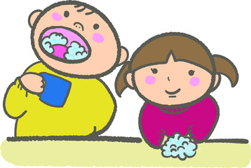 うがい手洗い＿子供