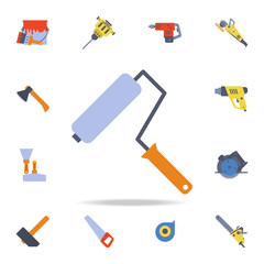 color cushion icon. Detailed set of color construction tools. Premium graphic design. One of the collection icons for websites, web design, mobile app