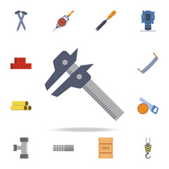 Obraz premium color varniericon. Detailed set of color construction tools. Premium graphic design. One of the collection icons for websites, web design, mobile app