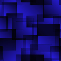 Pattern of sea squares with shadow and volume.