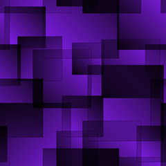 Pattern of purple squares with shadow and volume.