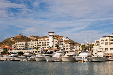 cabo san lucas yachts in harbor