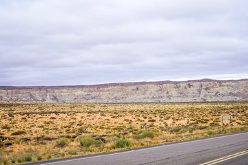 Beautiful aerial view of the Arizona Landscapes