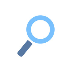 Simple Illustration of A Magnification Icon