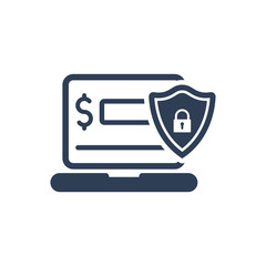 Simple Illustration of Secure Payment Icon