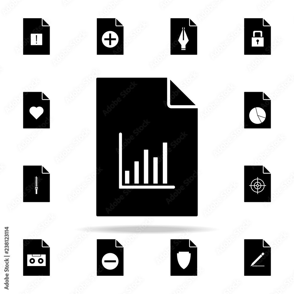 Poster schedule on document icon. file and documents icons universal set for web and mobile