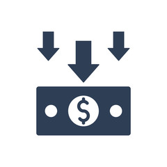 Simple Illustration of Money Transaction Icon