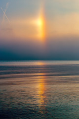 Fototapeta premium Rainbow above the ocean