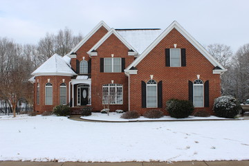 house in winter in South Carolina