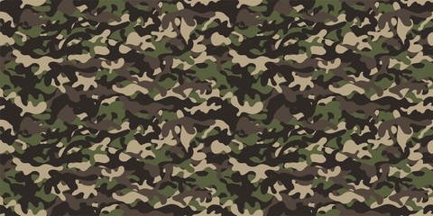 Camouflage background. Seamless pattern.Vector. 迷彩パターン