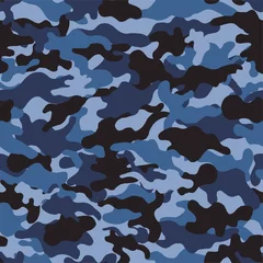 Foto op Plexiglas Camouflage Camouflageachtergrond Naadloos patroon Vector Camouflagepatroon