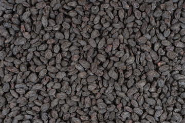 Raisins as background Grape Raisin texture in view
