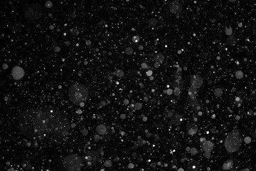closeup background texture of snowflakes during a snowfall