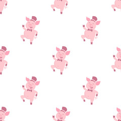 pig seamless pattern