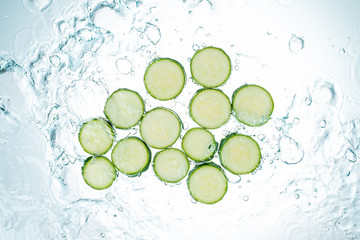 Zucchini Water Splash