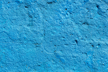 Blue concrete wall texture background.