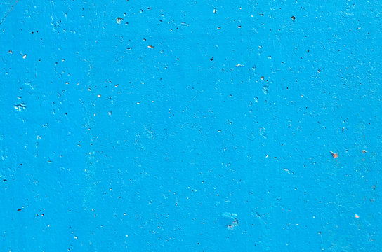 Blue Concrete Wall Texture Background.