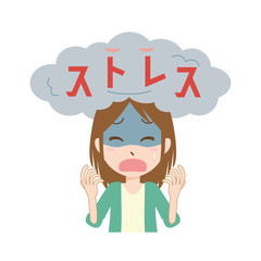 ストレス　女性　悲鳴　悩み