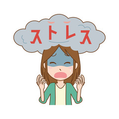ストレス　女性　悲鳴　悩み