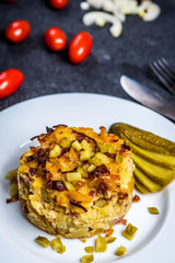 Czech gratin potatoes