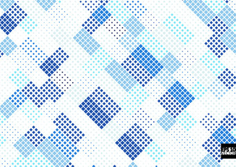 Abstract square pixel mosaic background. Eps10 Vector illustration