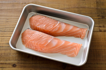 サーモン　切り身