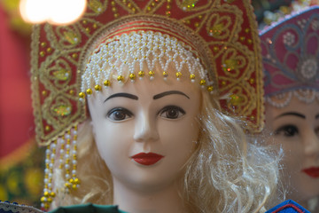 Traditional Russian Snow Maiden